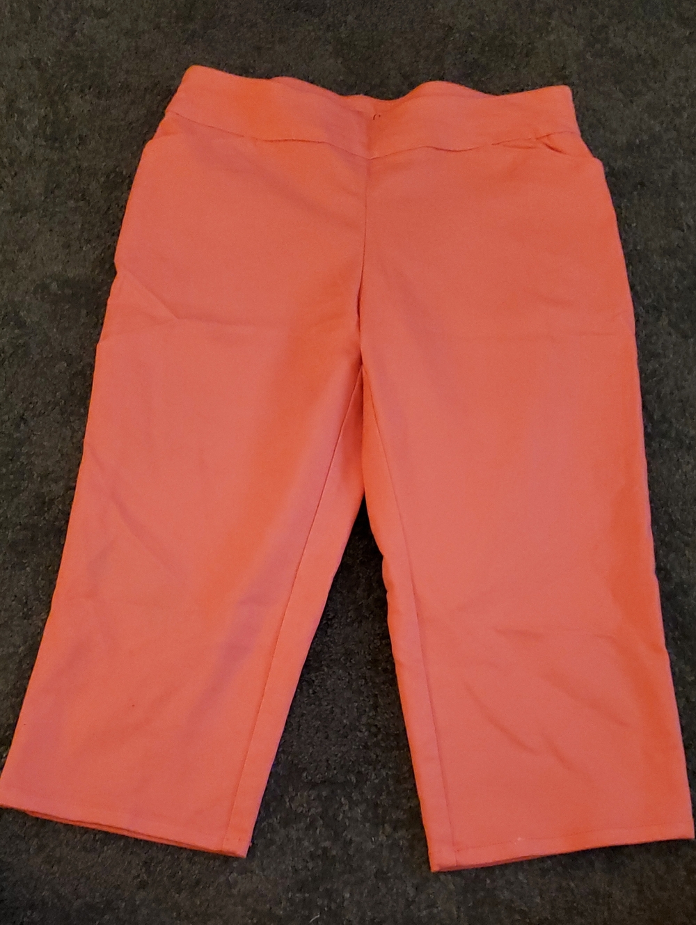 croft & barrow Coral-Pink Capri Knit Pants